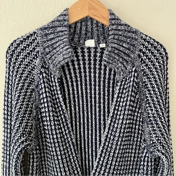 Gap Cardigan Sweater Medium Cardigan Long Navy Cottagecore Coastal Grandma - Picture 5 of 14